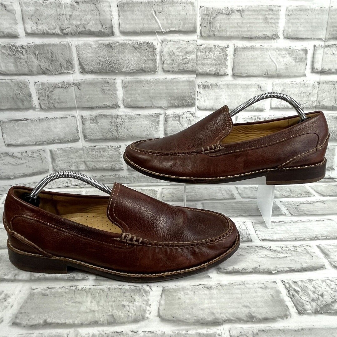 Sperry Top-Sider Men's Size 11 Brown Leather Gold Cup Driving Comfort Loafers