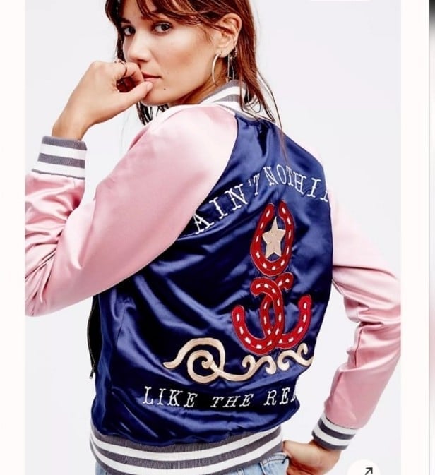 Free People Understated leather Nothing Bomber Jacket Size:Small Details Style