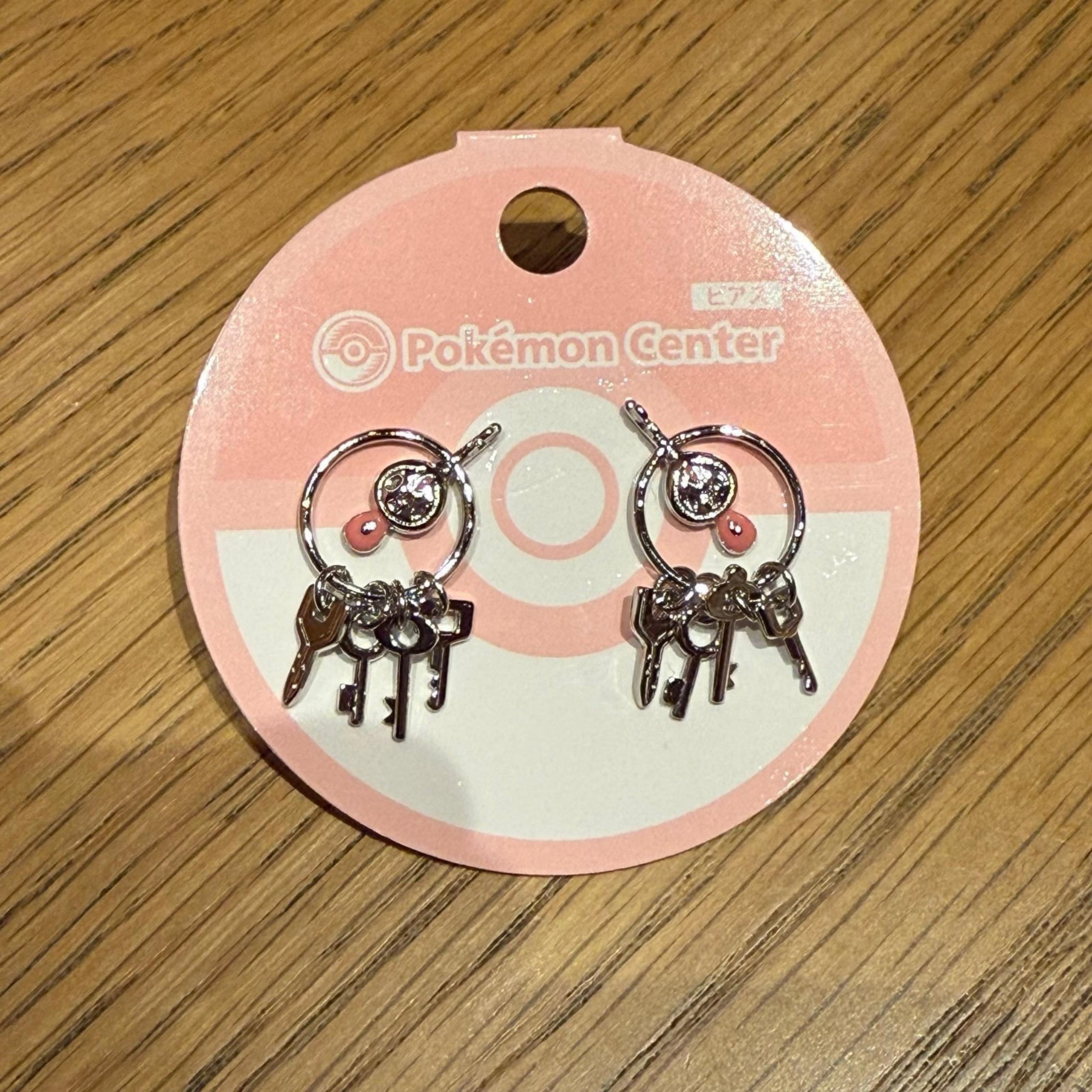 Pokemon Center EXCLUSIVE Pierced Earring Pair Klefki