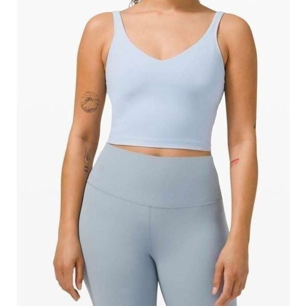 LULULEMON ATHLETICA Align Tank in Blue Linen Size 12