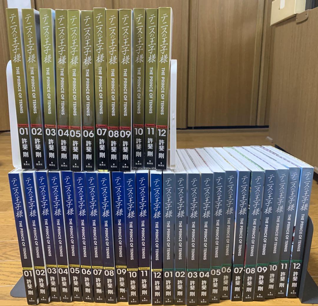 The Prince of Tennis manga Complete Edition with pins, season 1, 2, 3, all volumes.