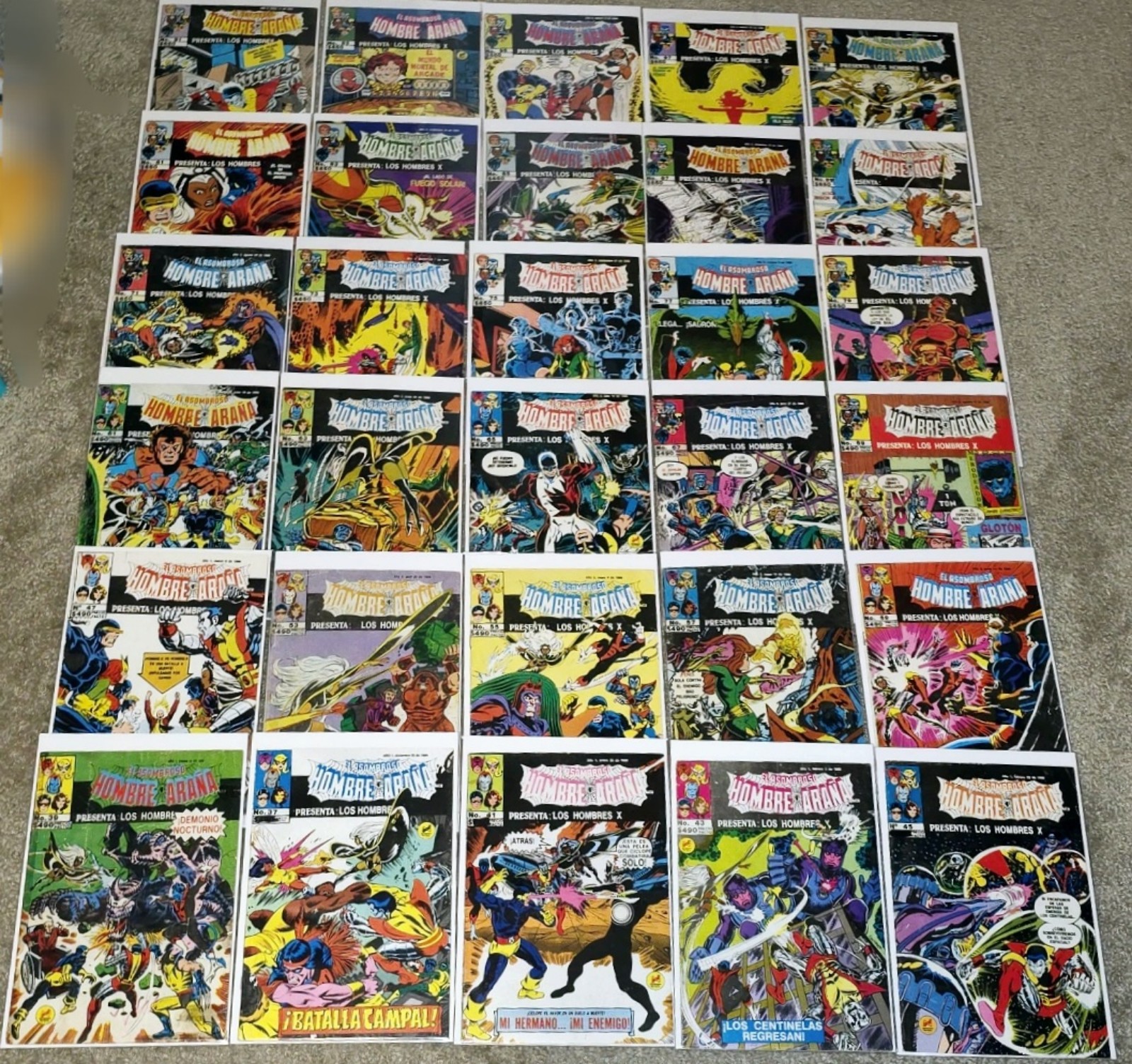 1 Set 30 Comics Uncanny X-men 95-126 MX 1st App 1975 Rare HTF Hombre Araña 37-99