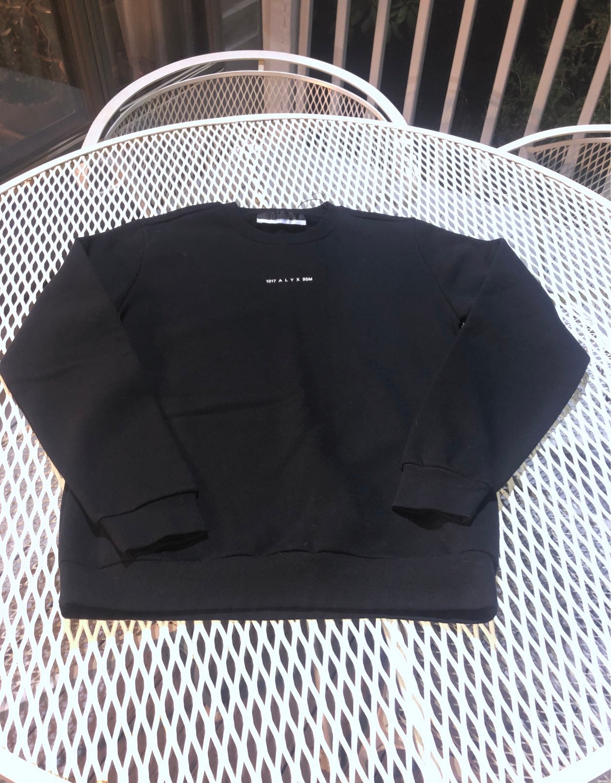 1017 Alyx black sweatshirt