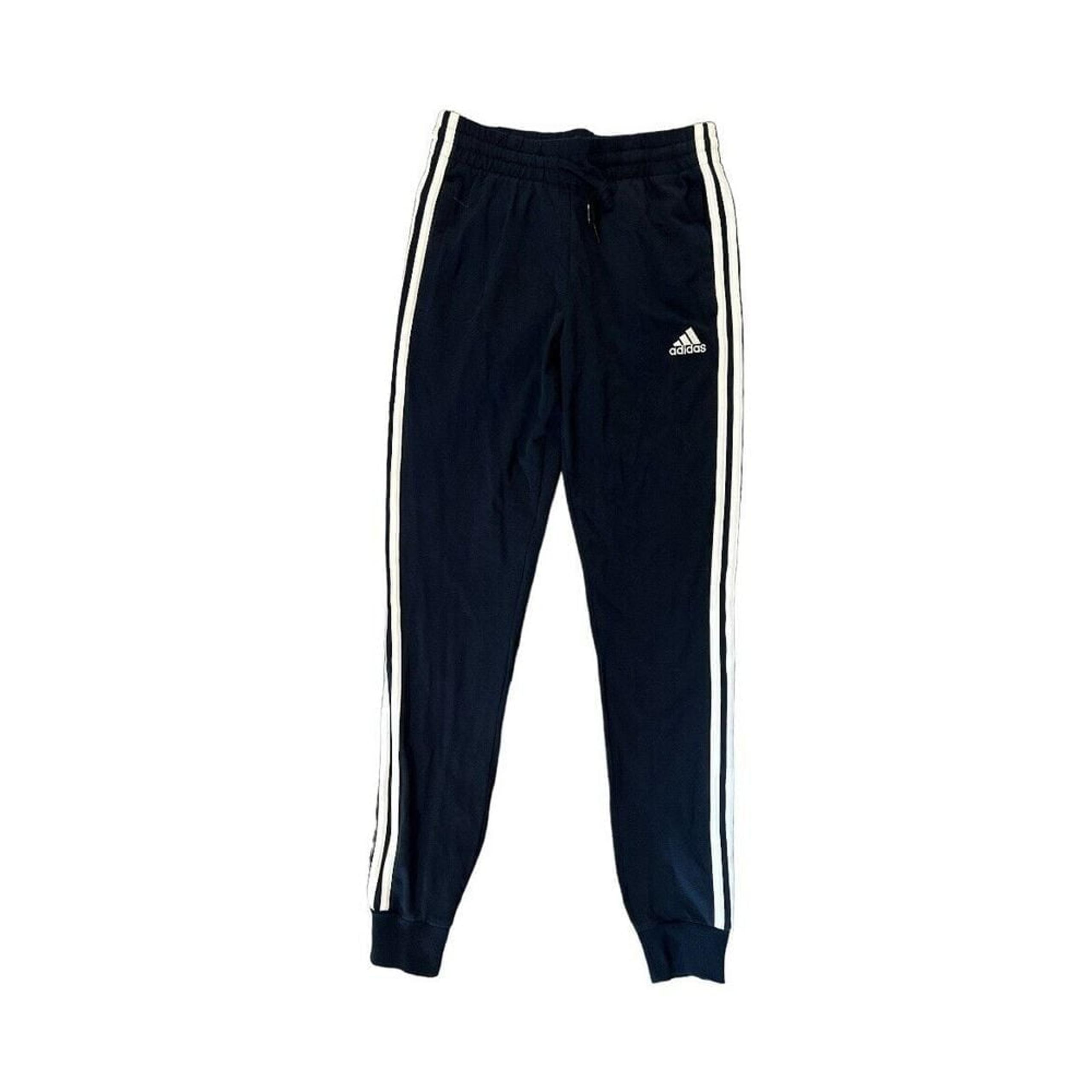 NWT Adidas Slim Pant Women's Pants Size XS Navy 3-Stripes Normal Length