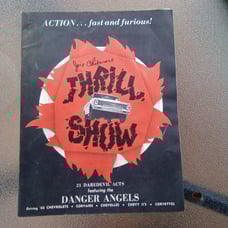 RARE ORIGINAL SOUVENIR PROGRAM 1965 JOIE CHITWOOD DANGER ANGELS