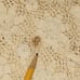Vintage Handmade Crochet Lace Heavy Holiday Tablecloth 57x47 Rectangle Ercu