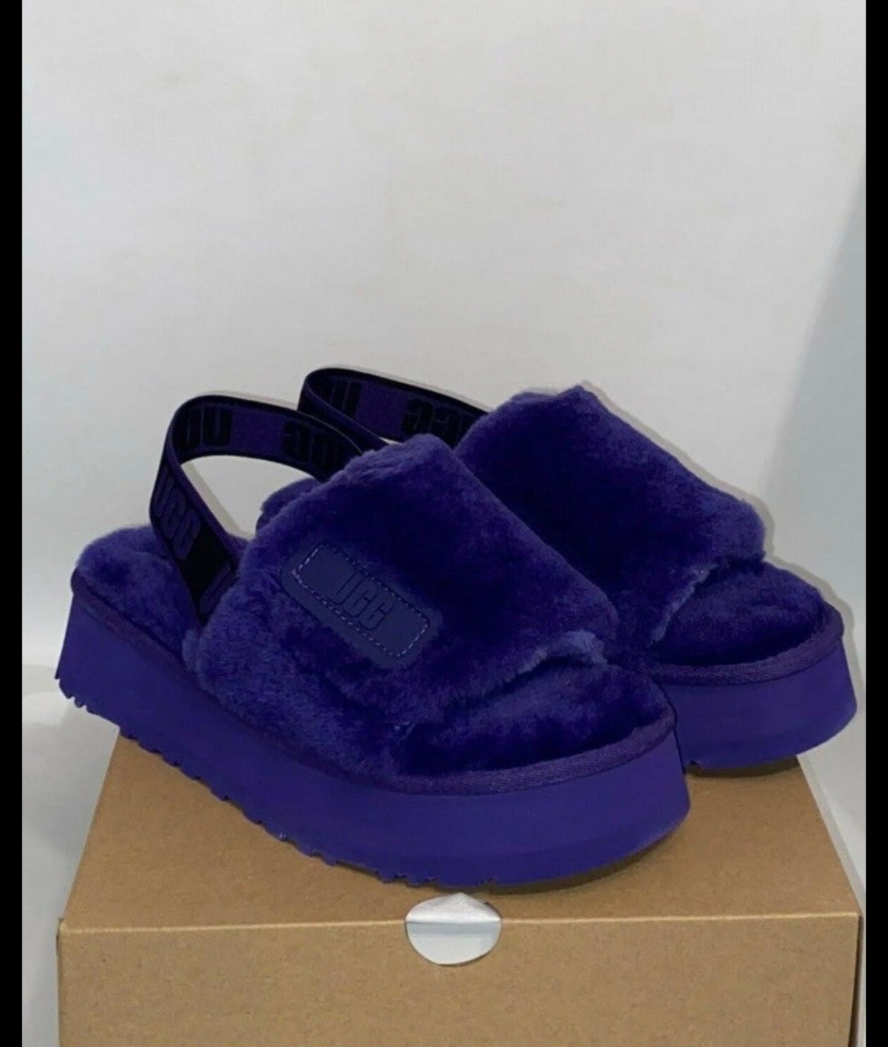Ugg purple disco slipper size 11