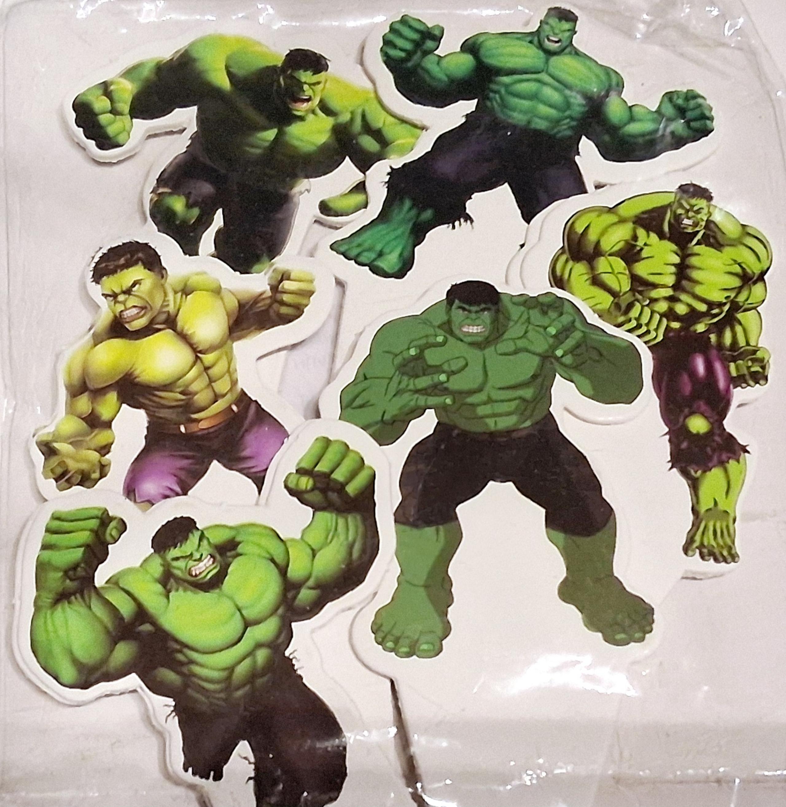 The Incredible Hulk Party Topper Decorations. 24pcs