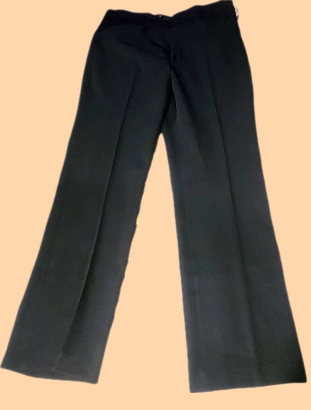 Men’s W34” X L32” Black Dress Pants Sansabelt Vintage Casual Business Wear NEW