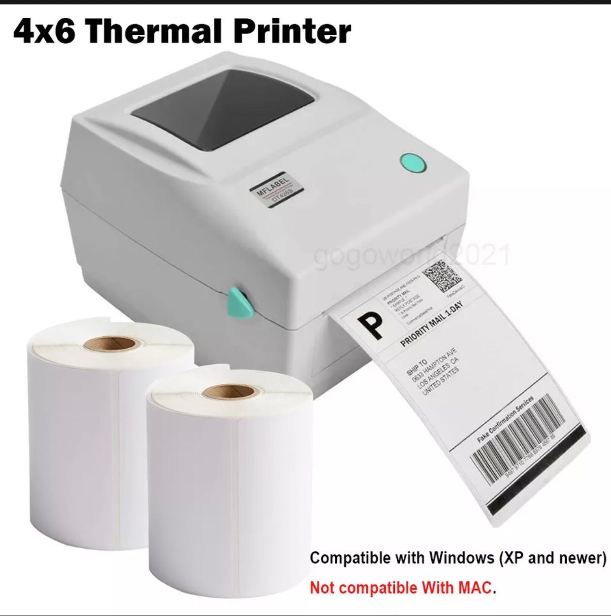 4x6 Thermal Label Printer