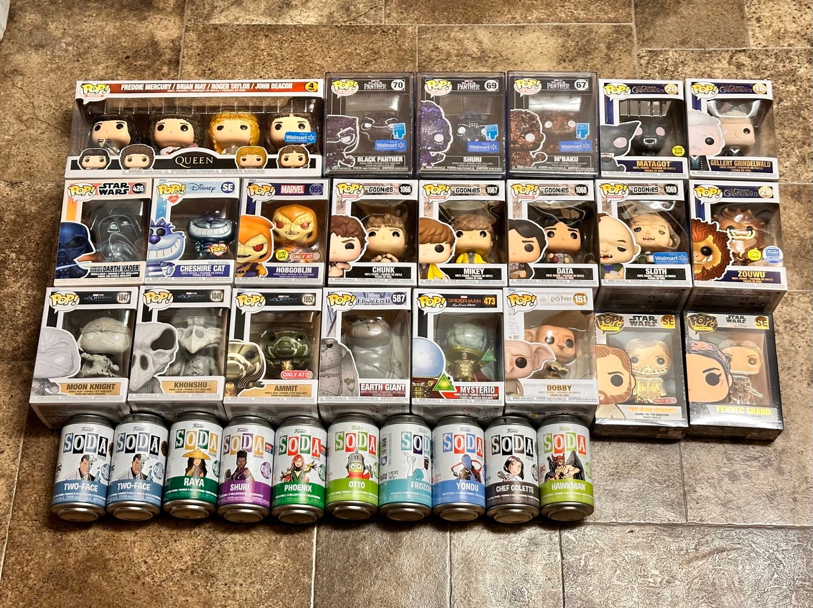 Lot of Funko Pops