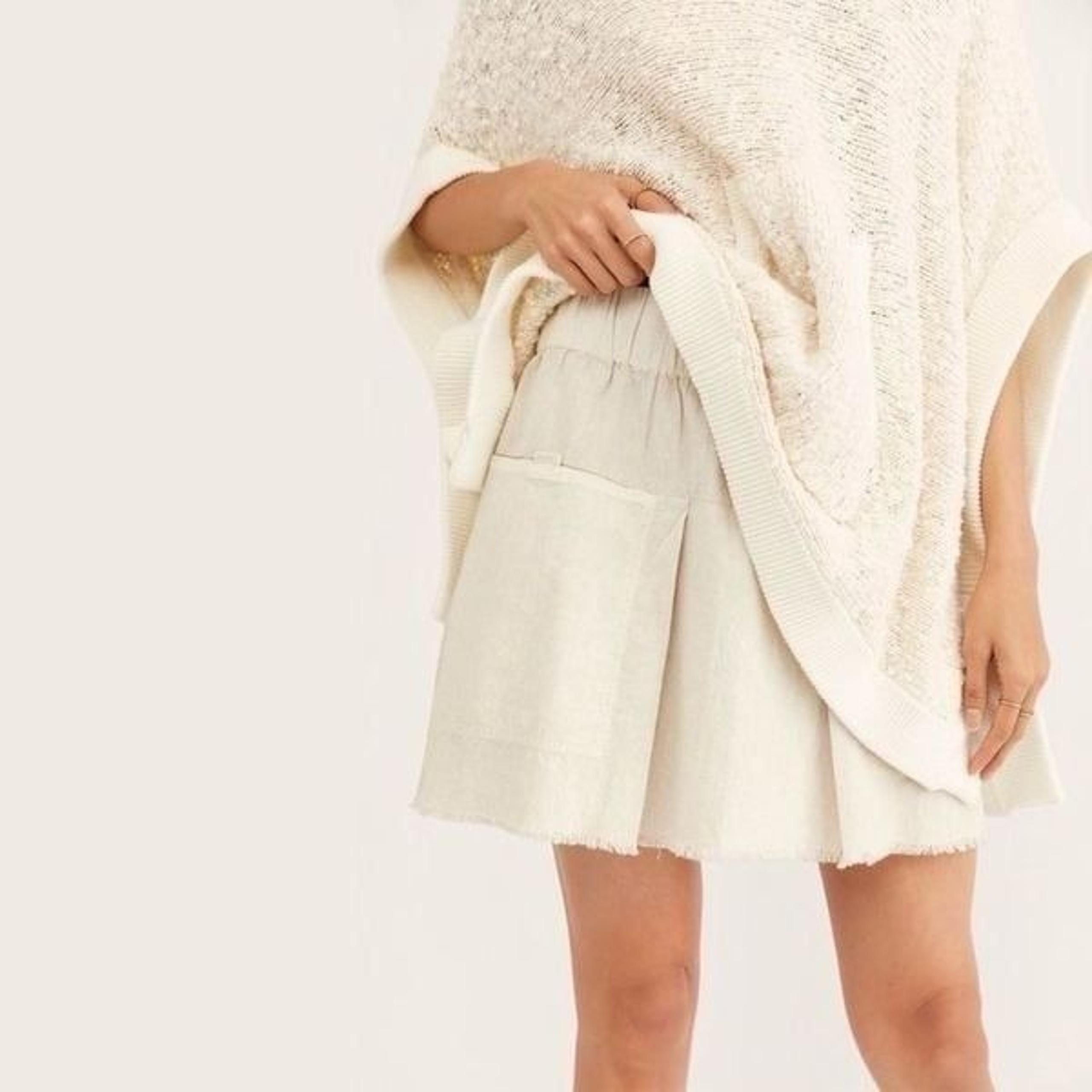 Free People Mariposa Ivory Mini Skirt size Small