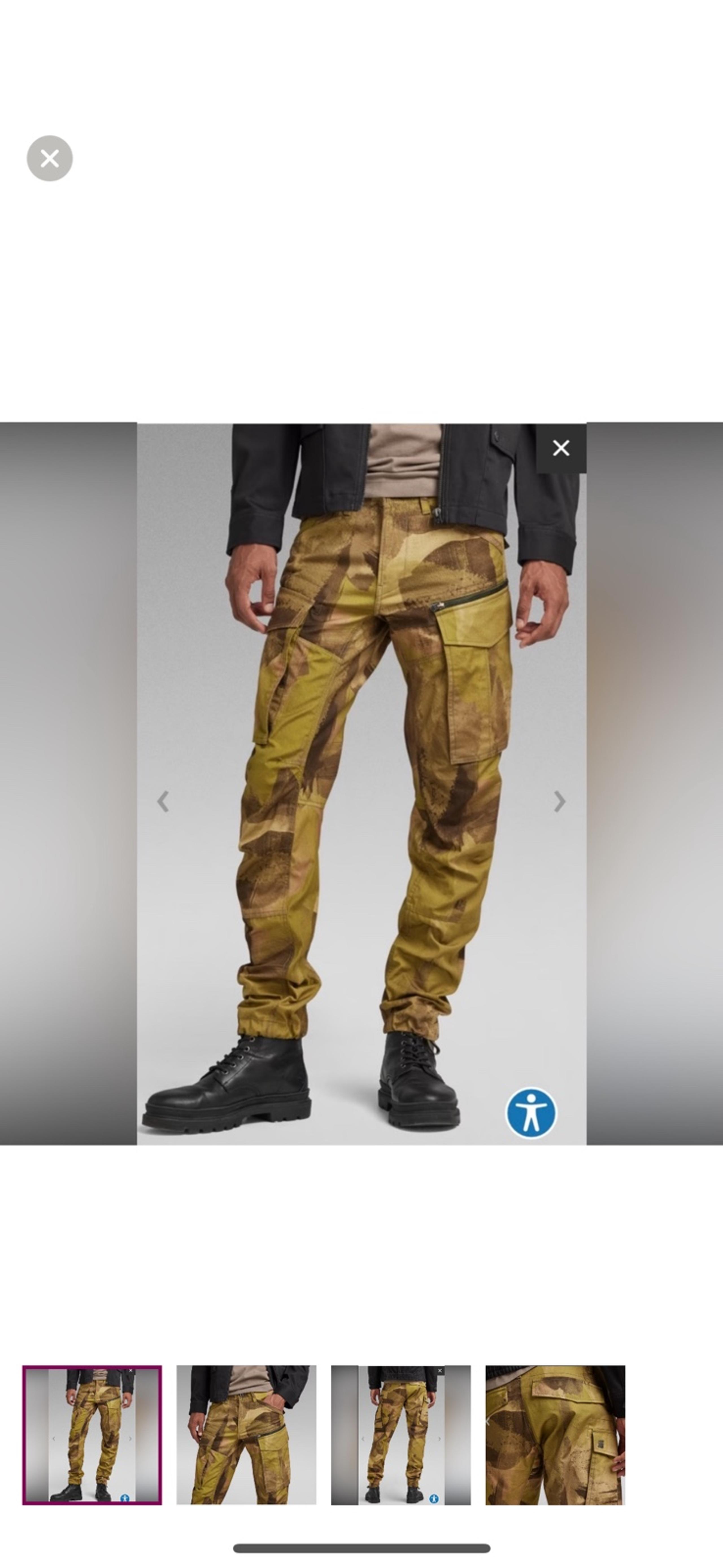 Men’s G-Star Raw Rovic Zip Regular Tapered Cargo Pants