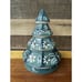 Ceramic Christmas Tree With Handpainted Holly 9 Tall