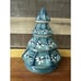 Ceramic Christmas Tree With Handpainted Holly 9 Tall