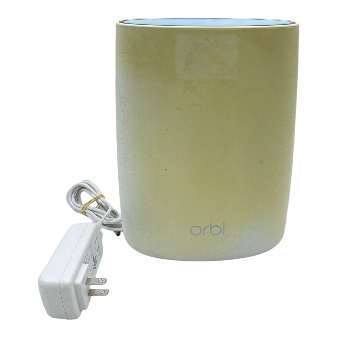 Orbi RBR50 Satellite Home Mesh WiFi Tri-band Router Netgear Tested - White