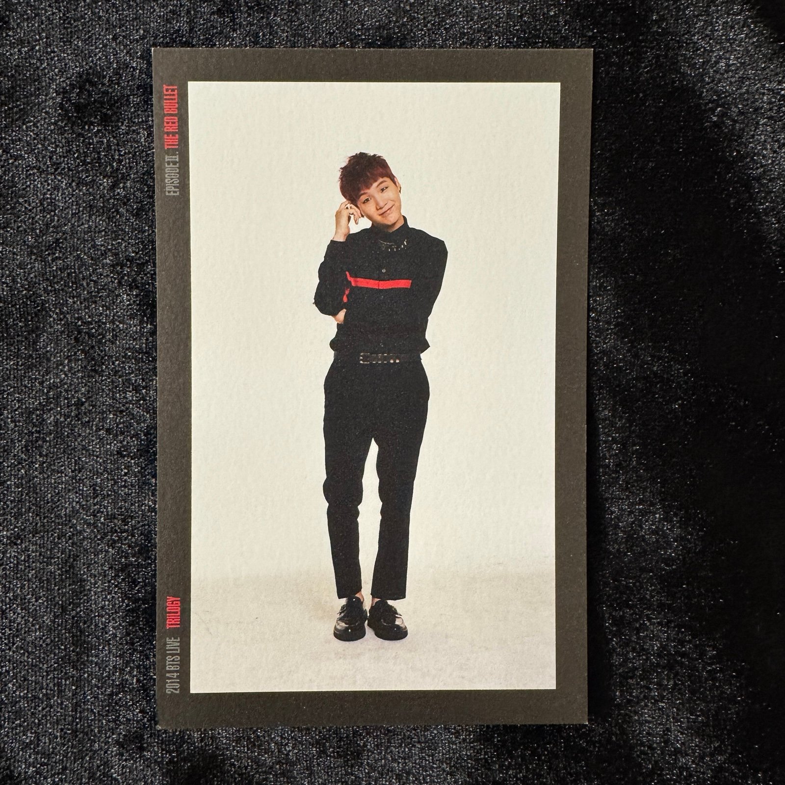 BTS Suga The Red Bullet Postcard 8/8