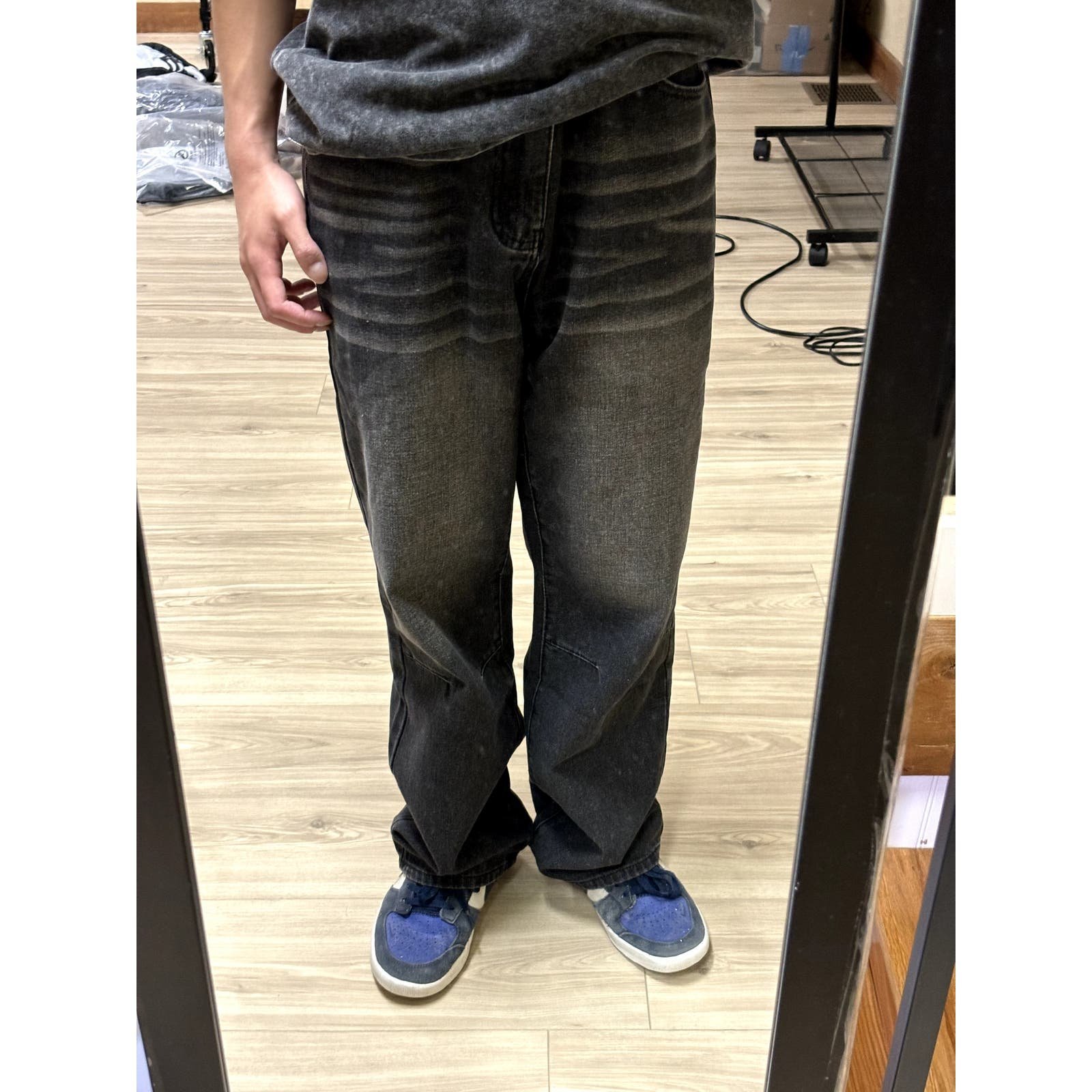 Baggy Washed Black jeans