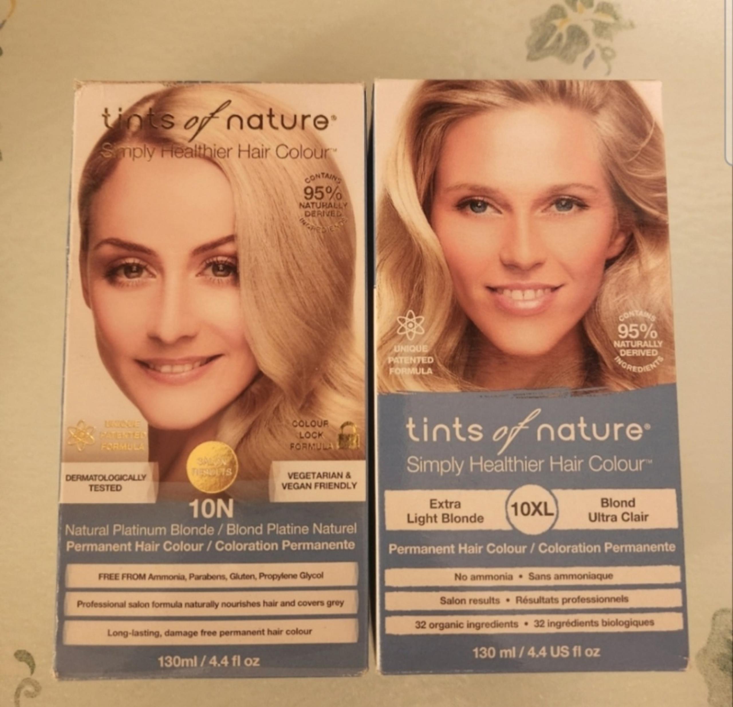 Tints of Nature Hair Colour Set-Platinum Blond 10N & Extra Light Blond 10XL
