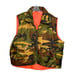 Winchester Mens Size XL Reversible Puffer Vest Camouflage Orange Full Zip