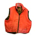 Winchester Mens Size XL Reversible Puffer Vest Camouflage Orange Full Zip
