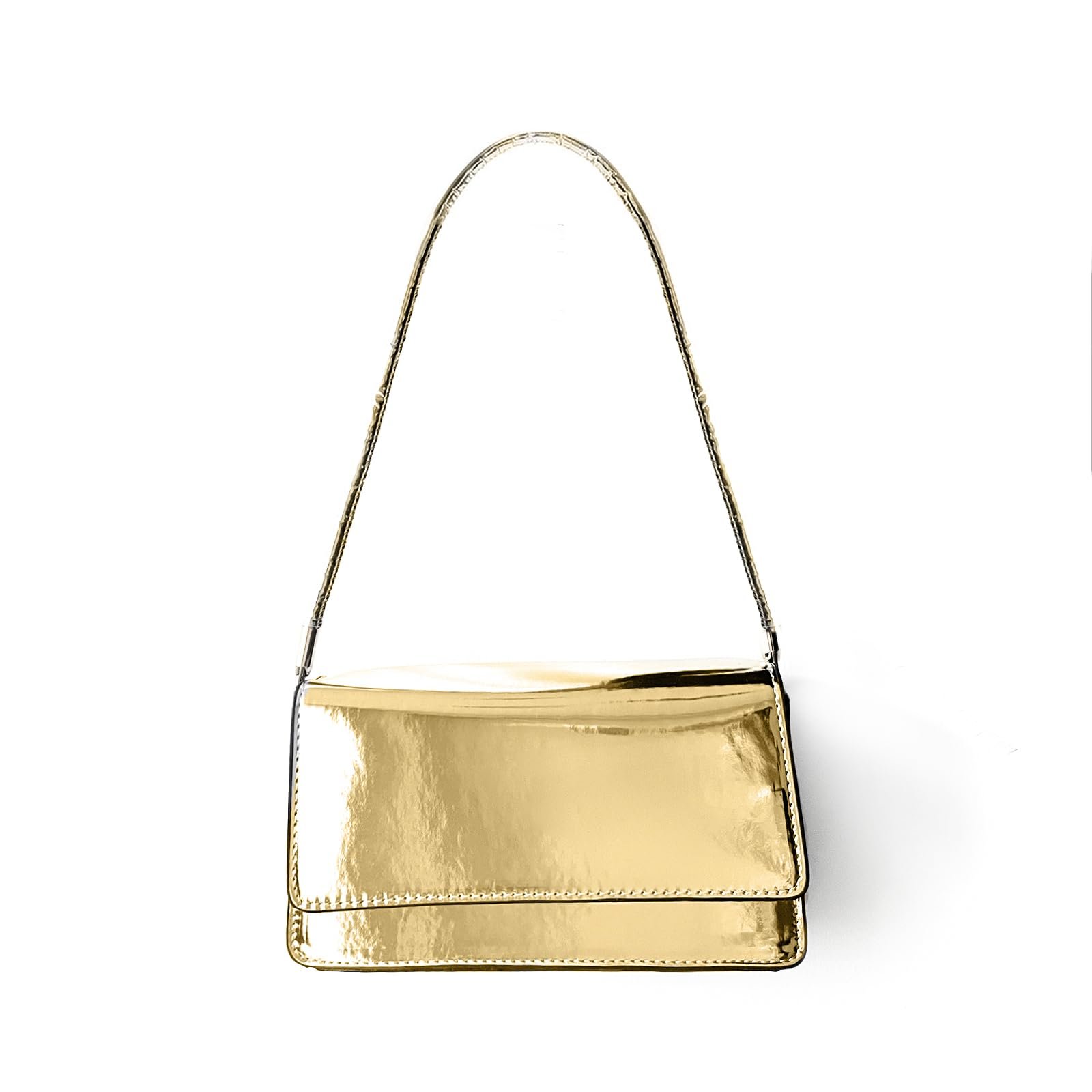 Elegant Satchel Evening Clutch Satchel Sparkly Satchel Patent Textured Y2k