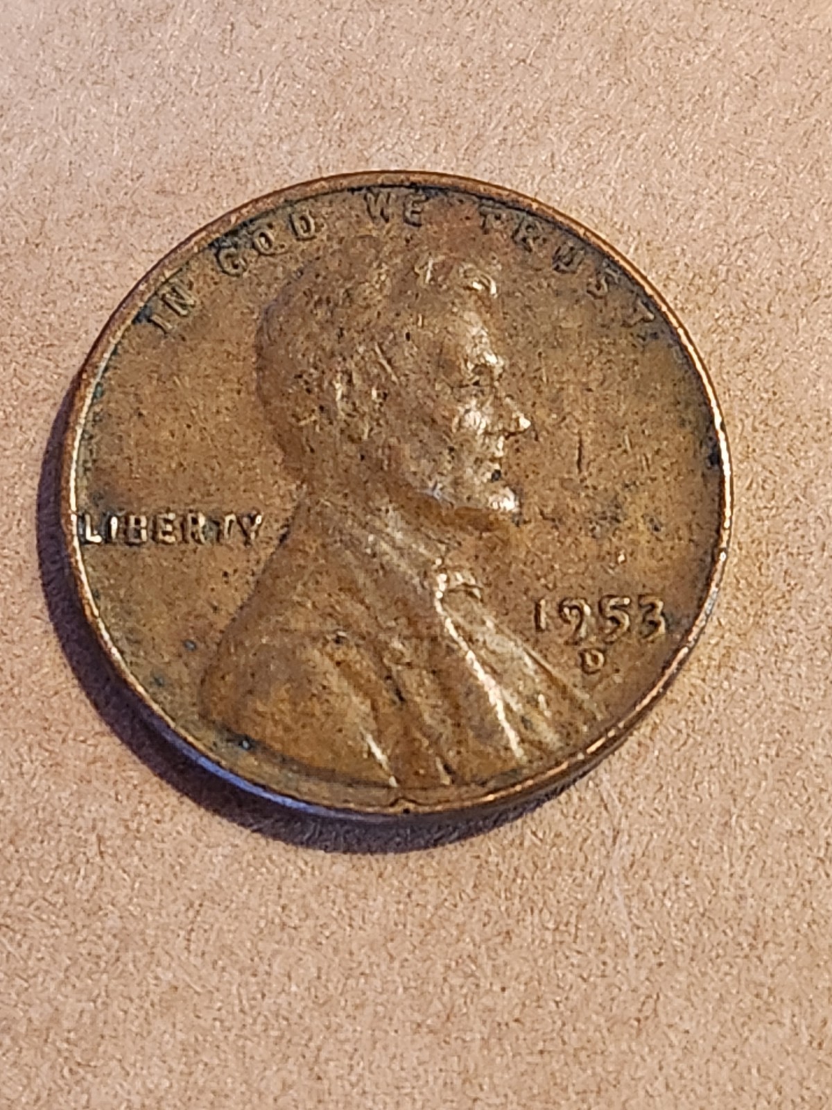 1953 D WHEAT..ERRORS