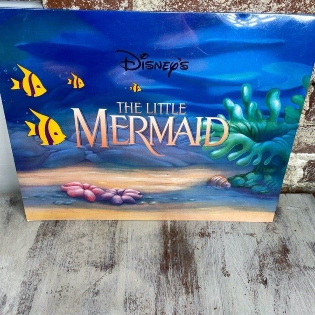 VTG Disney The Little Mermaid lithograph