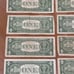 Series 1957 One Dollar Blue Seal Silver Certificate Lot of 10