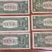 Series 1957 One Dollar Blue Seal Silver Certificate Lot of 10