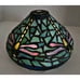 Tiffany Style Dragonfly Stained Glass Table Lamp Replacement Shade 8