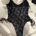Kalokini- Black one piece XL