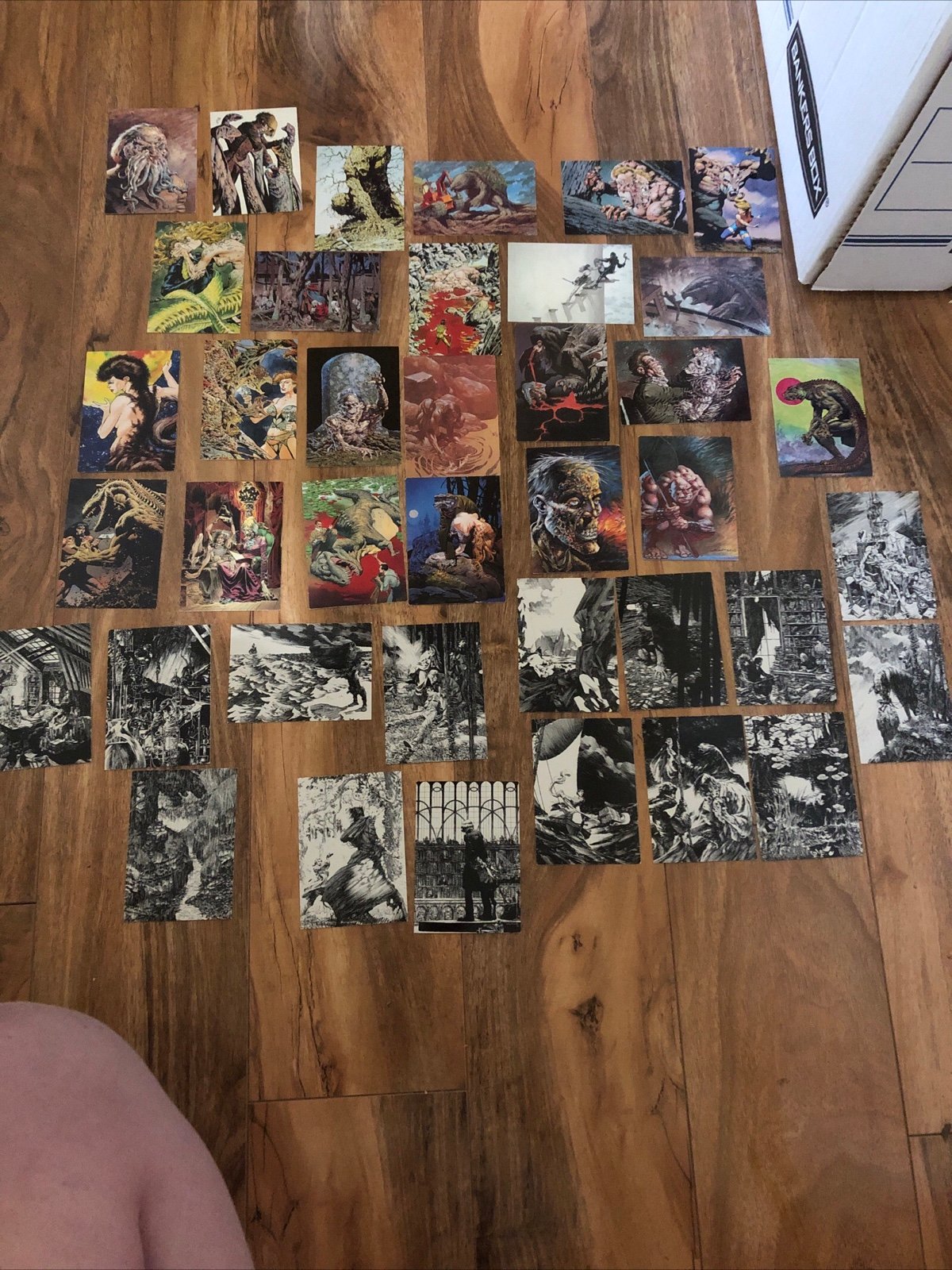Bernie Wrightson collection of 1993 masters of macabre 39 cards