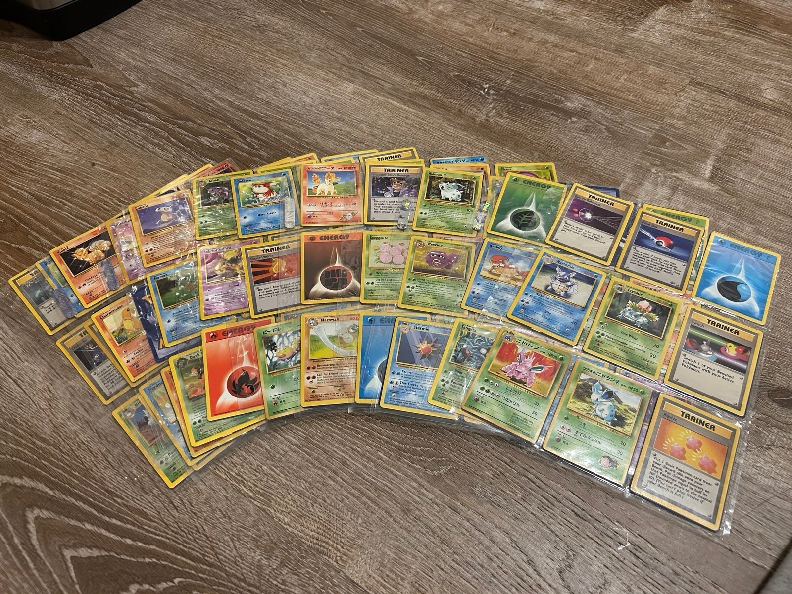 Lot of 203 pokemon cards, includes rares and Japanese