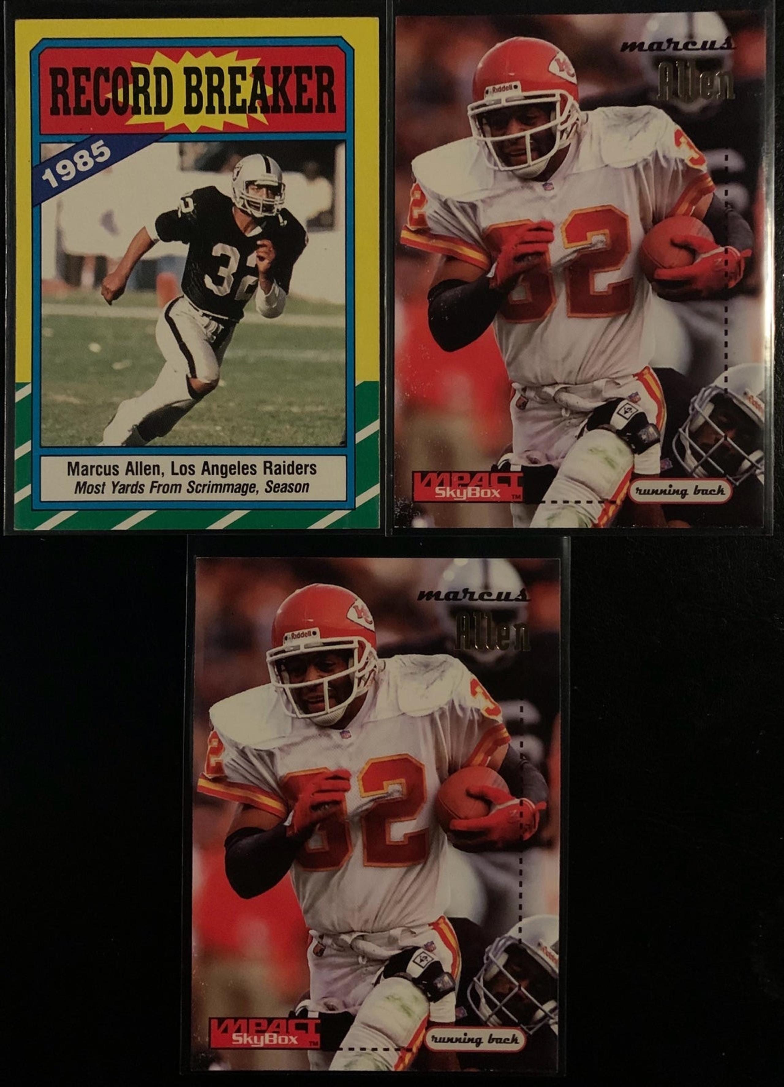 15 Marcus Allen Football Cards
