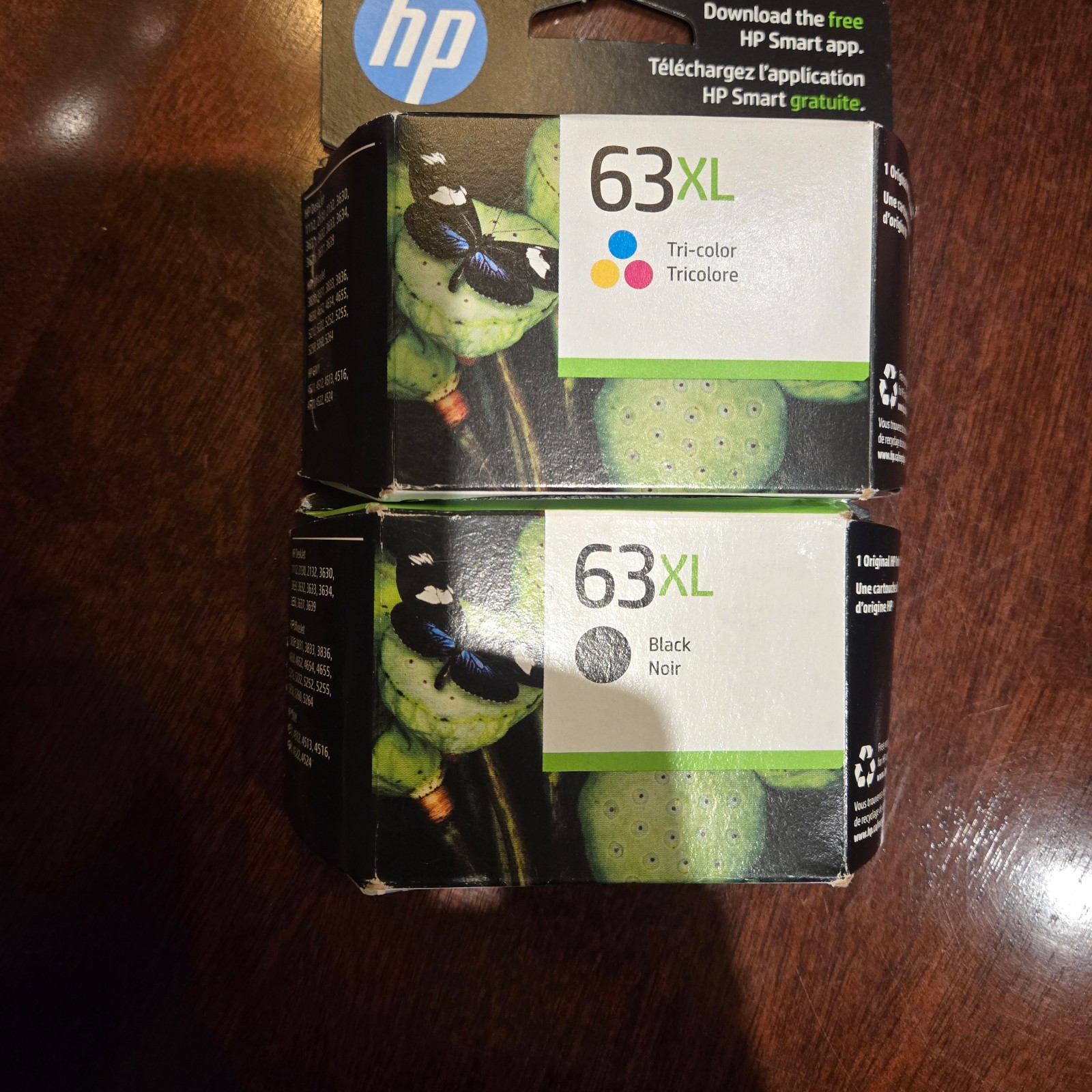 HP 63 XL ink cartridges