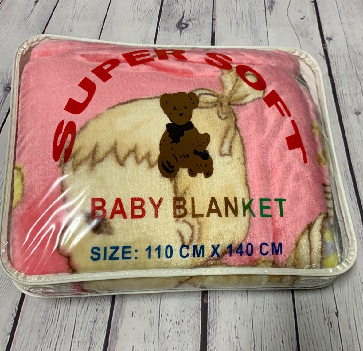 Vintage Baby Girl Fleece Blanket Moon Child Theme