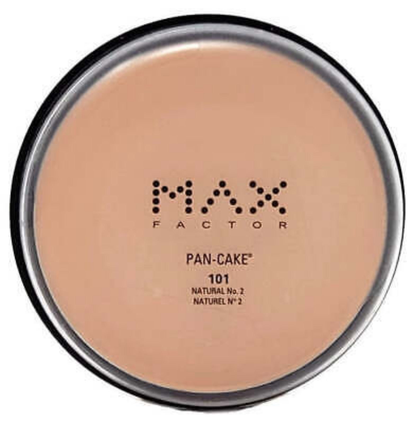 Max Factor Pan Cake Water Activated Foundation 101 Natural No. 2-1.7 Oz RET 250