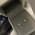 One Carat GRA Certified Moissanite Diamond Earrings