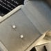 One Carat GRA Certified Moissanite Diamond Earrings