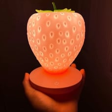 Red Strawberry Night Light Silicone
