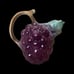 VINTAGE HAND PAINTED MADE IN ITALY POTTERY CERAMIC GRAPE PITCHER VASE & CUPS