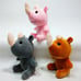 Dog Push Toys Mini Huskey Soft Toys Singing Plush Dog Toy