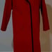 Vintage ALORNA Ruby Red Double Breasted Long Wool Coat