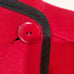 Vintage ALORNA Ruby Red Double Breasted Long Wool Coat