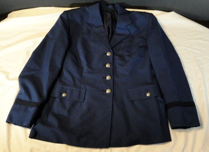 13R FLYING CROSS USAF CADET U.S. AIR FORCE 4 BUTTON DRESS BLUE JACKET SV 1757
