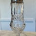 WATERFORD Crystal Pedestal Sugar Shaker with Silver Top