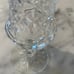 WATERFORD Crystal Pedestal Sugar Shaker with Silver Top