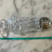 WATERFORD Crystal Pedestal Sugar Shaker with Silver Top