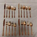 Stanley Roberts Gold Auberge 4 -5 Piece Place Settings 20 Pcs Stainless Steel